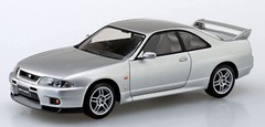 Aoshima 1/32 THE SNAP KIT SERIES NISSAN R33 SKYLINE GT-R Silver Model Kit 15-D