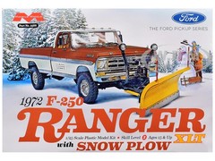 SKILL 3 MODEL KIT 1972 FORD F-250 RANGER XLT W/SNOW PLOW 1/25 MOEBIUS MOE-2568
