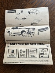 AMT 1968 Ford Torino Model Car Kit Instructions ONLY Nice!