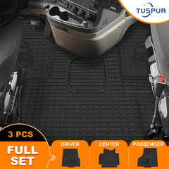Floor Mats Fit for Freightliner Cascadia 2008-2017 | Heavy Duty Truck Floor Rubb