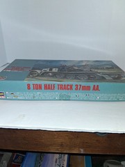 1/72 HASEGAWA 8 TON HALF TRACK 37mm AA MODEL KIT # 31118 Brand New Open Box