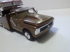 Chevy Ramp truck & car built model cars (please read)