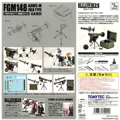 TomyTec Little Armory 1/12 ANTI-TANK RPG JAVELIN FGM148 LA103 Plastic Model Kit
