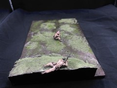 1/35 Scale Military Diorama Base Terrain Display Model Soldiers Figures Diecast