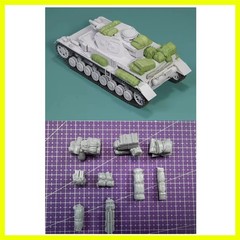 1:35 Cast Resin Model Assembly Kit, GK, Tank 4 Stack Kit, Unpainted