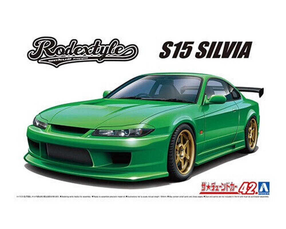 Aoshima 1/24 Nissan SILVIA S15 Rodextyle 1999 Plastic Model Kit