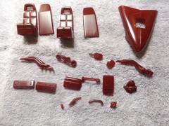 1978 Monogram 1939 Chevy Sedan Delivery Model Kit w/ Extra Parts incl 39 Coupe