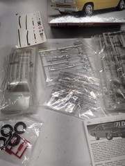 AMT 1971 Plymouth Duster 340 1:25 Scale Model Kit 31225 New Open Box Sealed Part