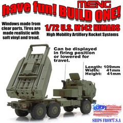 MENG 72-004 1/72 US M142 HIMARS “HIGH MOBILITY ARTILLERY ROCKET SYSTEM” KIT