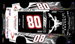 #08 Joe Graf Bucked Up 2020 1/24th Scale Waterslide Nascar Decals