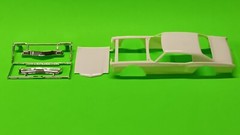 MPC 71 1971 Monte Carlo SS Super Stocker 1/25 Body Hood Chrome Bumpers NASCAR