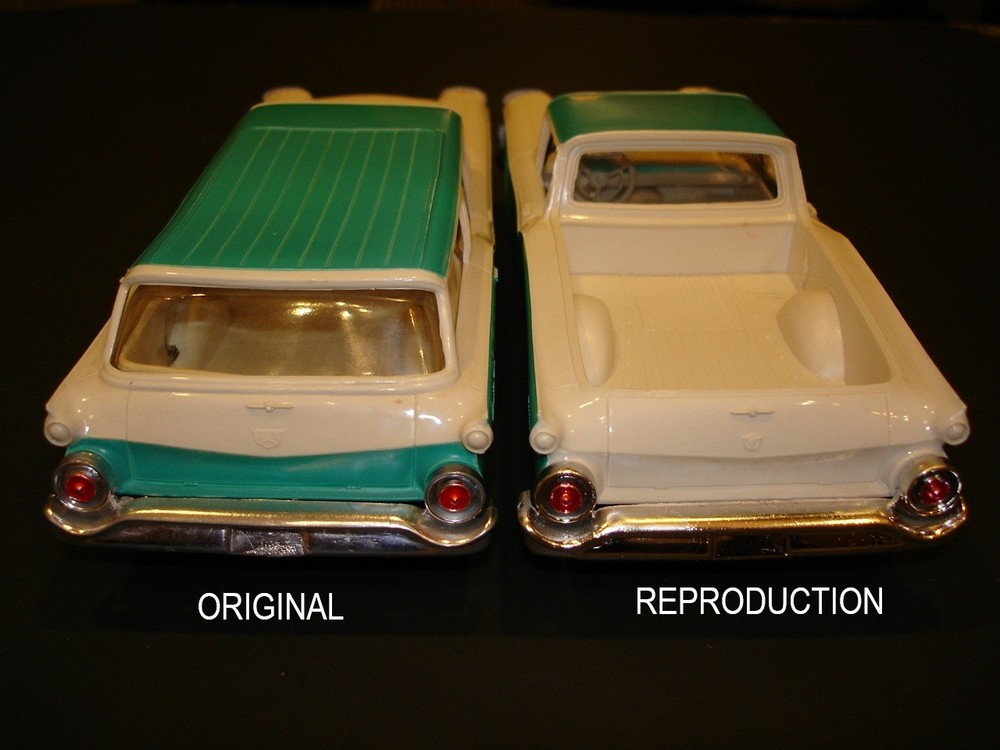 1959 PMC FORD REPRODUCTION REAR BUMPER FOR STATION WAGON & RANCHERO PROMO, KIT
