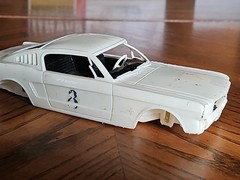 AMT 1966 Ford Mustang Fastback 2+2 1/24 1/25 Body Interior 1305 Plastics Model