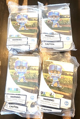Lot of 4 Lowe’s Build and Grow Football Player Wooden Craft Kit NEW