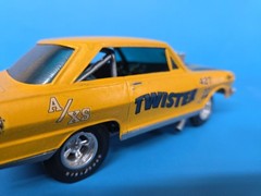 Vintage AMT 1965 Chevy II Nova Funny Car Built Model 1/25 Survivor 427 Twister