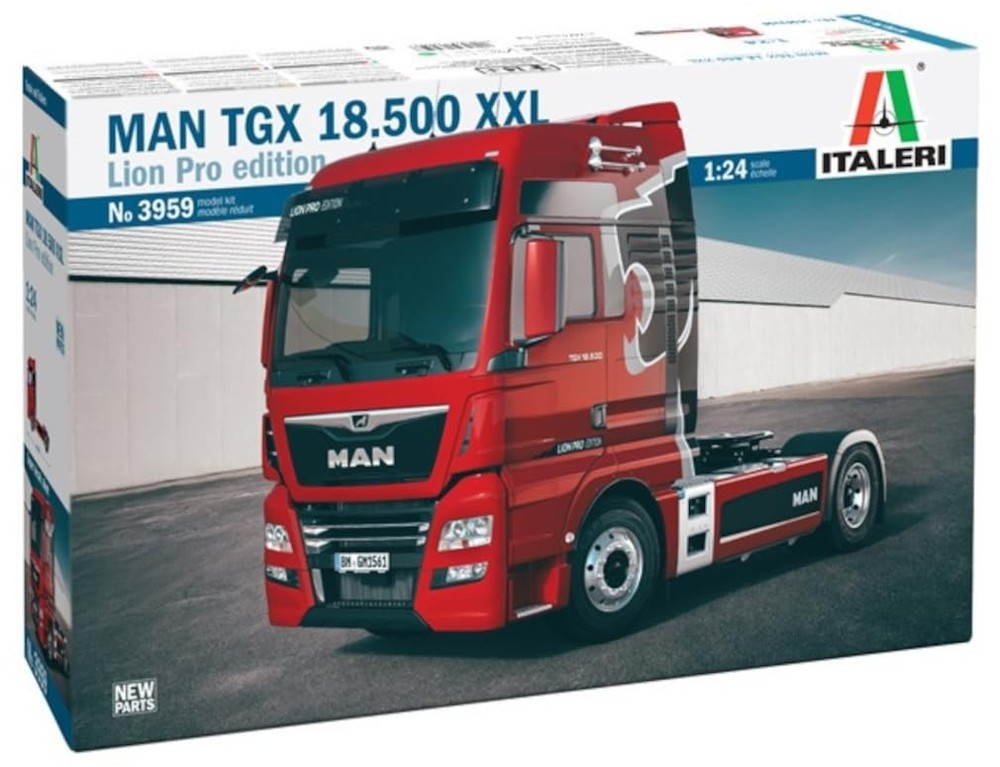 Italeri 1/24 MAN TGX XXL D38 New parts added/New decal specification Plastic mod