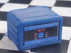 Battery Charger Shelf Gas Can Air Tank 1/24 1/25 Scale Garage Blue Red Top Green