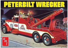 AMT 1/25 Peterbilt 359 Wrecker Truck Plastic Model Kit #1133