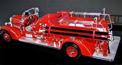 Fire Engine Truck Ford Built 1 Metal Model Vintage 1940 T 24 Pickup Car 16 A 25