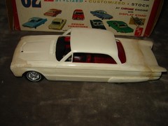 AMT 189 Original kit 1962 Ford Falcon Futura Box open Rare Kit Partial build
