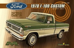Moebius 1228 1/25 Scale 1970 Ford F‑100 Plastic Model Kit
