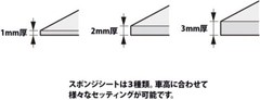 Mini 4WD No.492 Brake Sponge Set (1/2/3mm White) 15492 TAMIYA From Japan