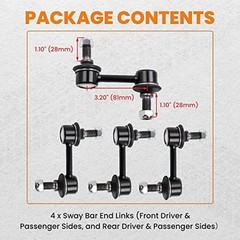 Sway Bar End Links for Chevy Corvette C5 C6 1997-2017 K750136 for Cadillac