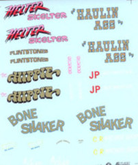 Slixx 8018 Gasser Mini Sheet #4 1/24 1/25 decal