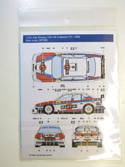 Decalpool 1/24 Alfa Romeo 155 V6 ti “Martini” #5 & #6 ITC 1996 Decal Sheet DP296
