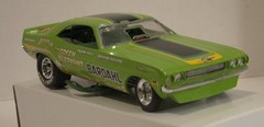 Custom Built Jo-Han/Polar Lights BARDAHL the Green Elephant Dodge Challenger F/C