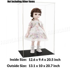 Large Acrylic Display Case Clear Box Dustproof Diecast 1:18 Action Figures Cabin