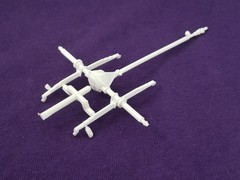 1979 GMC Captain Hook Wrecker REAR AXLE / SPRINGS for Revell 1:25 Model Kit 79