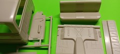 1970 Ford F150 F250 F350 Ramp Truck Moebius 1/25 Cab Hood Glass Grill Interior