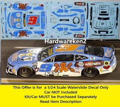NASCAR DECAL # 9 NAPA ATLANTA WINNER 2025 CHEVROLET CAMARO C ELLIOTT 1/24