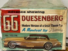 Renwall 1/25th Scale 1966 Duesenberg Model Kit with Box
