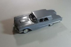1960 FORD THUNDERBIRD T-BIRD PROMO PROMOTIONAL MODEL SILVER GRAY W/ BOX