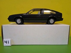 DEALER PROMO 1982 CHEVY CAVALIER BLACK WITH BOX Silver Interior