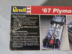 Vintage 1/25 REVELL ’67 PLYMOUTH GTX HEMI No. 7359 NOS FACTORY SEALED 1994