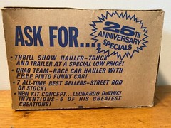 AMT Modern Classic Cobra Roadster 1:25 Scale Skill Level-2 Open Box but Complete
