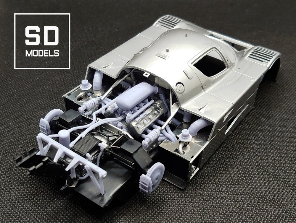 SD Models 1:24 Scale Detail-Up Set Sauber C9 Le Mans ’89 3D Printed for Tamiya