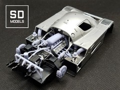SD Models 1:24 Scale Detail-Up Set Sauber C9 Le Mans ’89 3D Printed for Tamiya