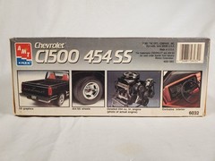 Vintage AMT ERTL 6032 Chevy C1500 454 SS 1/25 Started Project Model Kit