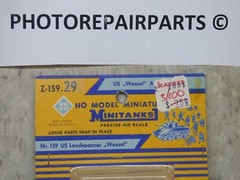 Roco Minitanks (NEW) 1/87 Z-159 WWII US Weasel Amphibious Armor Craft Lot#5836©