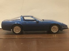 1991 Chevrolet Corvette ZR1 Dealer Promo Car QUASAR BLUE 1:25 AMT / ERTL