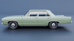 3d Printed 1/25 1968 Plymouth Valiant 100 4 Door Model Kit