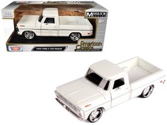 Motormax 79315MX-CRM 1/24 1969 Ford F-100 Pickup Truck Cream “Maxx