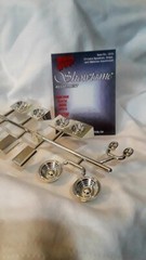 Hoppin Hydros Lowrider Chrome Speakers Amps Batteries 1/24 1/25 scale Model Kit