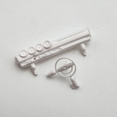 AMT 1/25 1969 Ford Torino Cobra Fastback 1217M Parts Kit Bash Dashboard Wheel