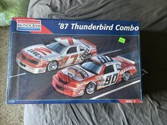 96 Monogram 1:24 Scale ’87 Thunderbird Combo NASCAR Kulwicki / Schrader. Signed!