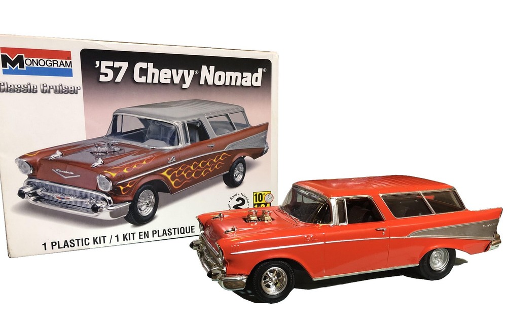 Monogram ’57 Chevy Nomad Classic Cruiser 1:24 Scale Model Kit New in Box